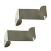 4Pcs Stainless Steel Cabinet Door Hook Punch Free Rust Proof Multifunctional Over Door Hangers
