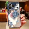 INS Watercolor Floral Case For iPhone 17 Pro Max Hybrid TPU+PC Magnetic For Magsafe Matte Cover For iPhone 16 Pro Max 15 14 13