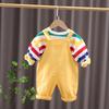 Baby Spring Clothes Boys Autumn Suit Children Girls T Shirt Overalls Set Toddler Casual Cotton Costume Kids Tracksuits