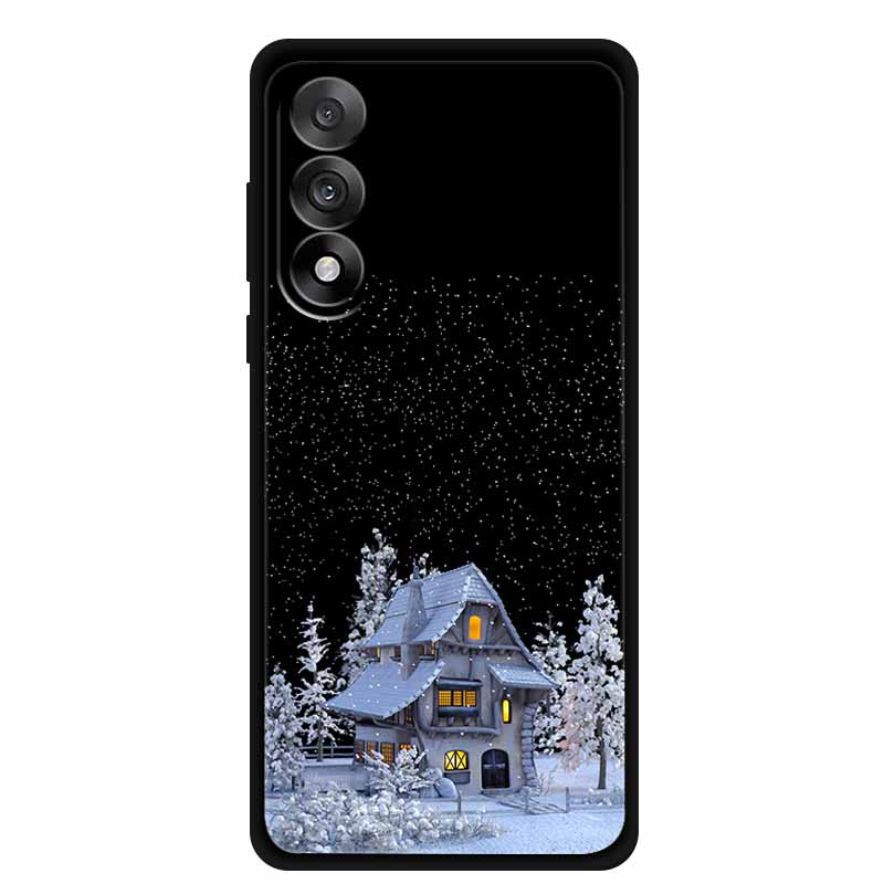 Christmas Phone Cases For OnePlus Nord 5 5G Case Shockproof Silicone Soft Black Cover Christmas Tree for 1+ Nord 5 5G Back Cover