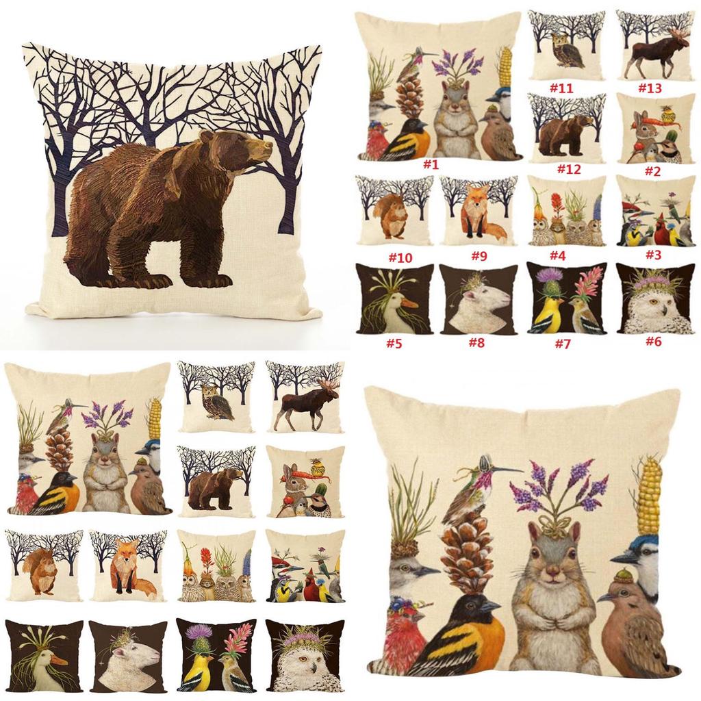 Luxurious 17.7" Animal Print Cushion Cover Adds Elegance To Any Sofa Or Car Interior