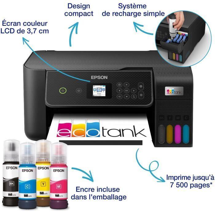 A4 Multifunction Printer - EPSON - Ecotank ET-2870 - Wi-Fi - Ink Tanks - 3 Years of Ink Included