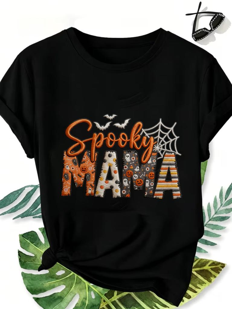 Women'S Loose Round-Neck T-Shirt, Comfortable And Soft Basic for All Seasons, Featuring Quirky Eeri