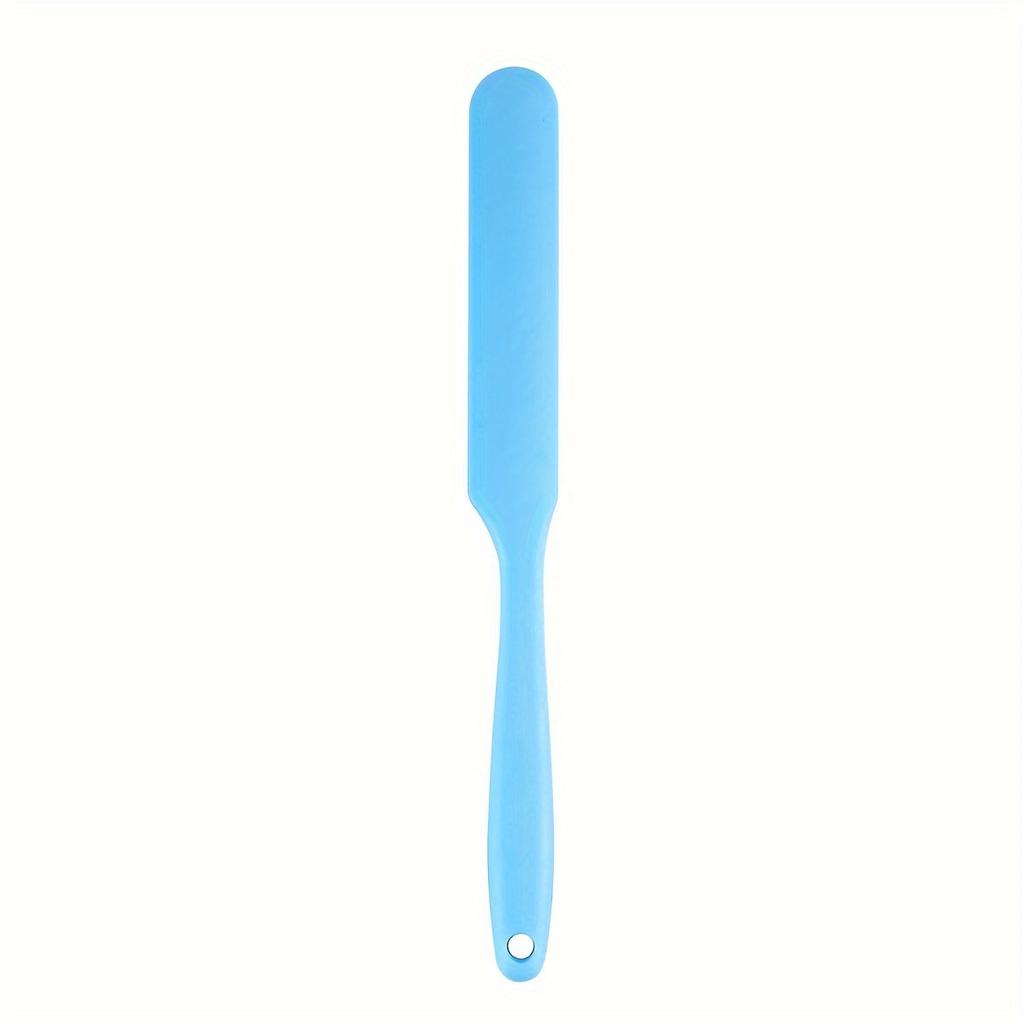 1pc Food Grade Silicone Cream Scraper Household All-in-one Long Cake Spatula Heat-resistant Kitchen Baking Tool