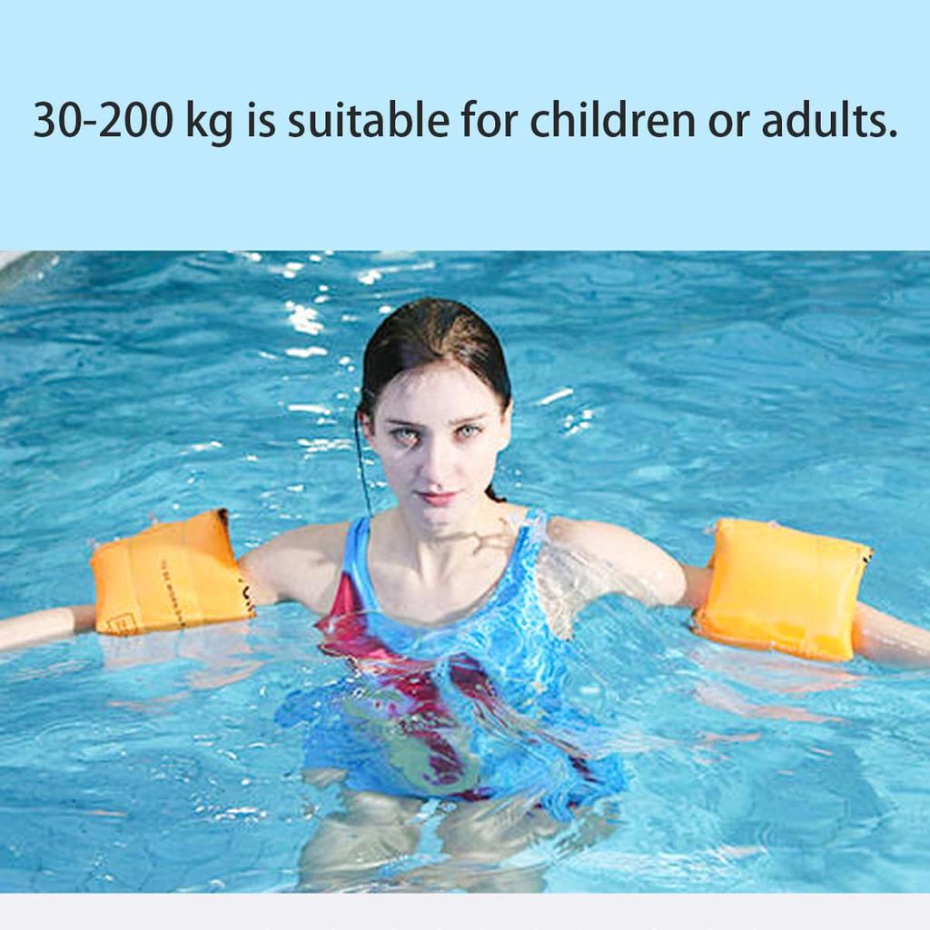 1PC PVC Inflatable Swimming Arm Ring Double Airbag Floating Sleeve Cylinder Water Sleeve Arm Floating Ring