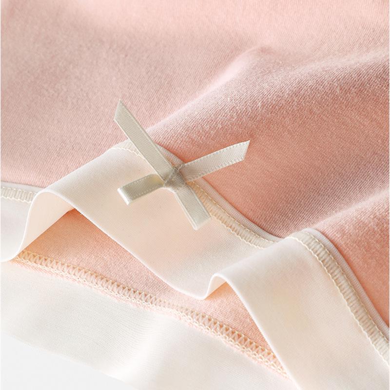 Plus Size Pure Cotton Women's Mid-High Waist Antibacterial Underwear for Autumn/Winter