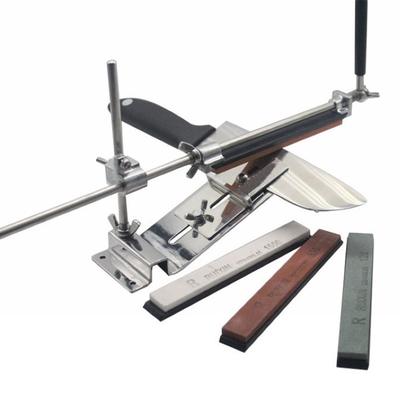 Profissional conjunto completo de apontador de faca de metal facas de cozinha tesoura afiar pedra de amolar