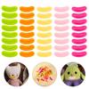 Totority 100pcs Detachable Sausage Mouths for DIY Crafts, Stuffed Animals, Handmade Doll Accessories, Puppet Mouth Replacement Parts