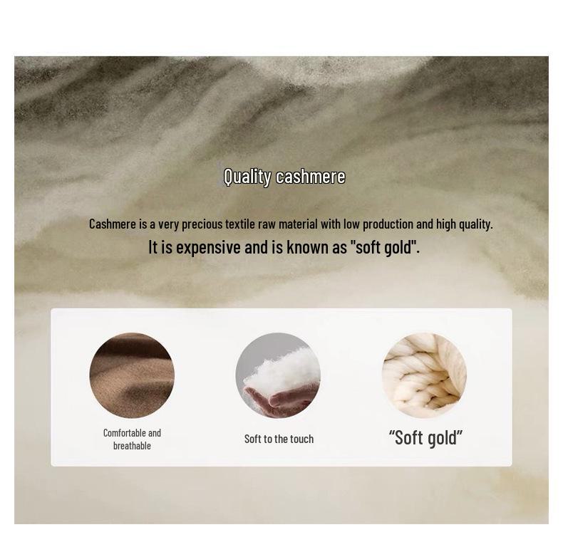 New Women's Cashmere Hoodie & Knitted Wide-Leg Pants Fashion Suit for Autumn/Winter