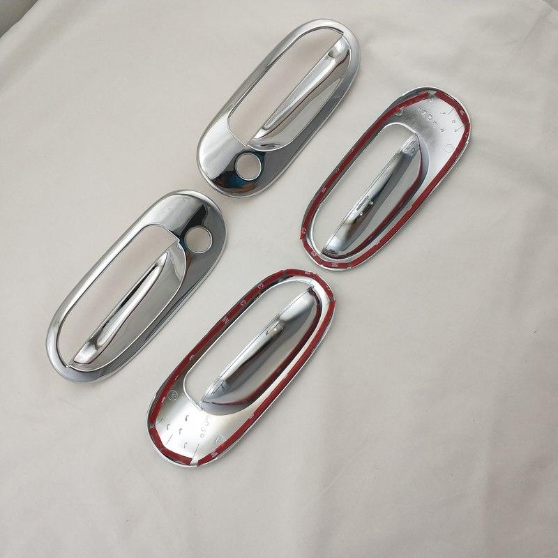 Yifei Chrome Car Accessories Handle Bowl Cover Trim Paste Style For SUNNY SENTRA180 2002 2003 2004 2005