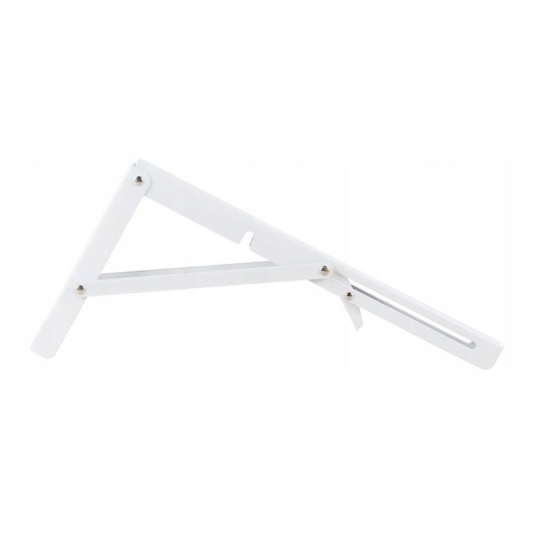 2X Foldable Table Top Shelf Support Bracket Strong Durable - 450 White Tmy