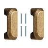 Vintages Antique Bronze Cabinets Door Handles Set of 2 Vintages Designs for Home Decoration and Furniture Renovations