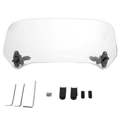 Universal Motorcycle Modified Windscreen Windshield Spoiler Air Deflector Transparent