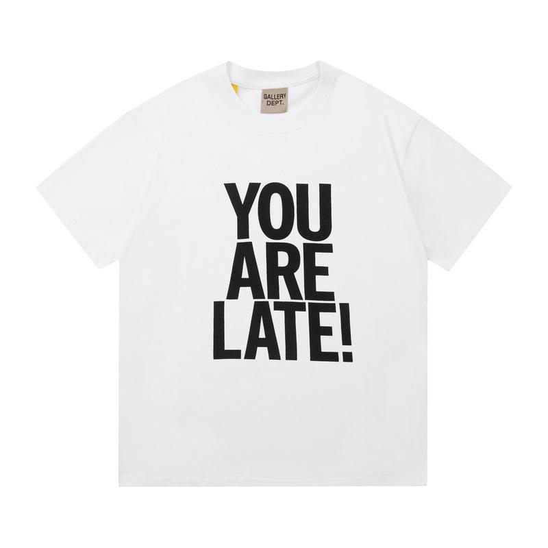 Wholesale GALLERY DEPT washed old short-sleeved beauty tide retro skull print couple loose T-shirt summer
