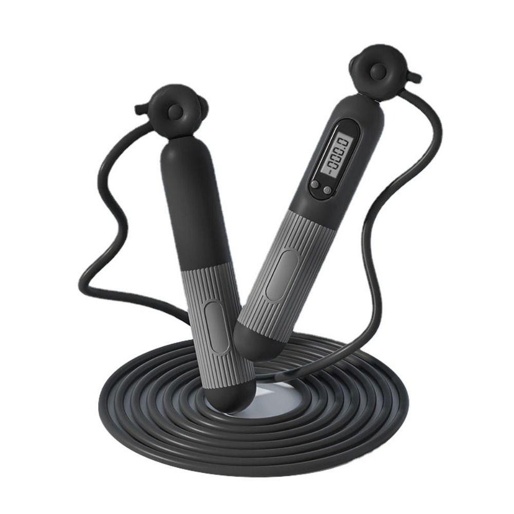 

Fitness Equipment Jump Rope with Counter Non-slip Handle Outdoor Jump Rope Weight Lose orange-dual use