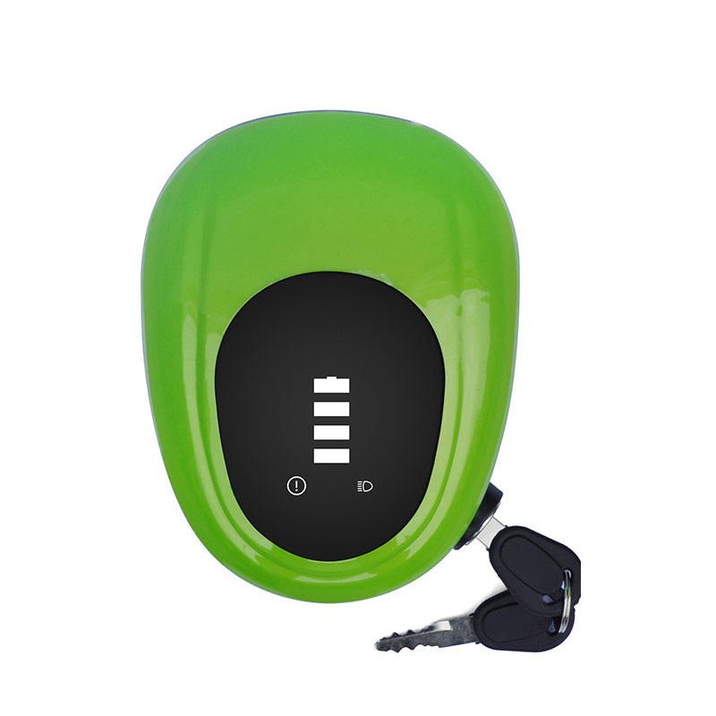 Фары Яркий Свет Герметичный Корпус Громкий Звук Водонепроницаемый Передний Безопасный Налобный Фонарь для Электровелосипеда зелёный