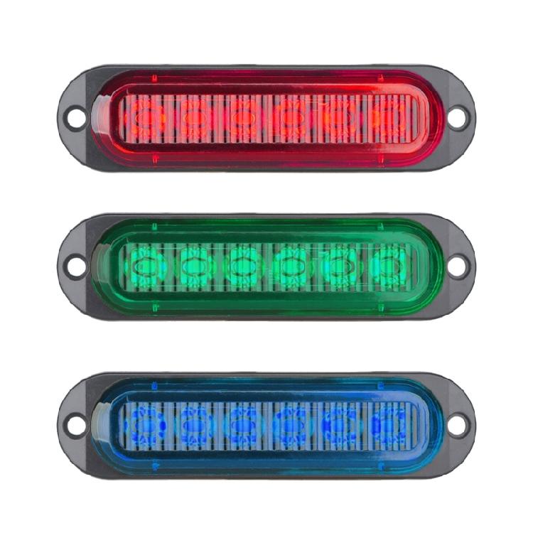Corrosion Resistant Red Blue Marine Navigation Light 6 LEDs Waterproof Housing For Boats Yachts Marine Applications 2pcs