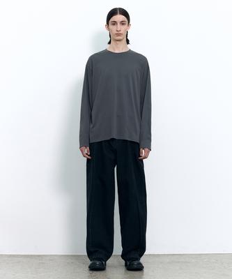 INSILENCE Wide Baggy Denim Pants Black