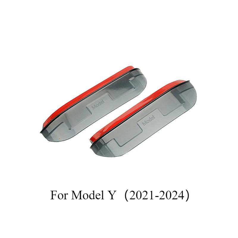 For Tesla Model 3 Y Car Rain Eyebrow Rearview Mirror Visor Shade Rain Cover Rear View Mirror Rainy Shield Guard Car Accessories