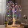 LED Willow Night Light Gypsophila RGB Tree Remote Table Lamp For Home Bedroom Wedding Christmas Indoor Decor Bedside Fairy Light