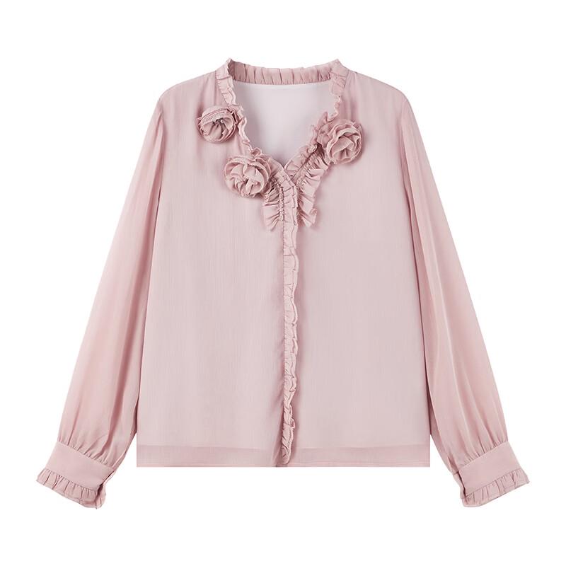 Autumn Water Yiren Romantic Chiffon Lace Top