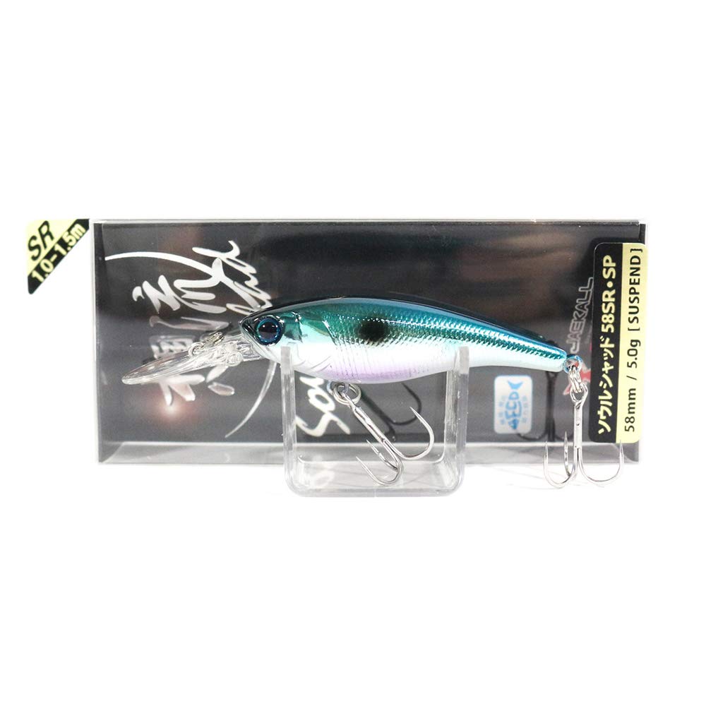 

JACKALL Shad Soul Shad SR SP 58mm Glossy Silver Shad 5.0g