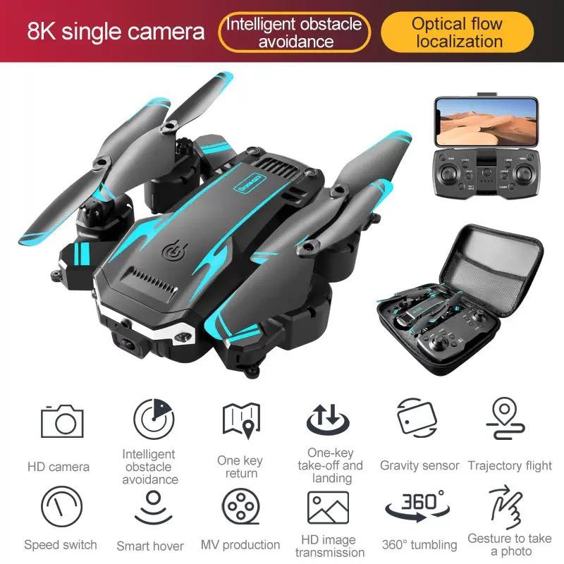 G6 Drone 8K HD Dual Camera 3KM Range Professional Aerial Photography Omnidirectional Obstacle Avoidance RC Drone for Kids Adults