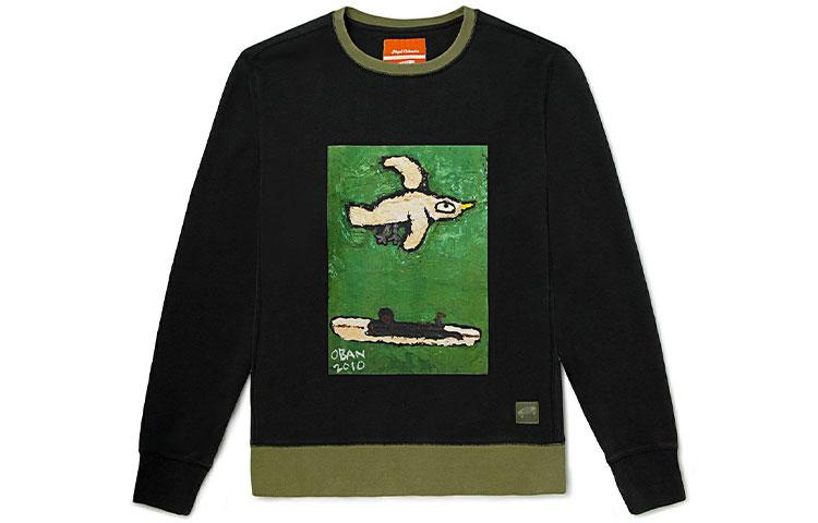 Vans NIGEL CABOURN Sweatshirts Unisex Black Crew Neck Moderate Regular VN0A4VLWH9H M