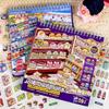 10 Scenes Miniature Scene Sticker PET Die-cut Scene Sticker Book 3D Stacking Sticker  Holiday Gifts