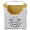 Bread Cutting Guide, Disney Winnie the Pooh Knife Guide, Plastic Bread Slicer, Foldable, Cuts 5, 6, 8, and 12 Slices, Made In Japan