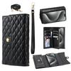 BKS-002 For iPhone 17 Pro Max Wallet Case PU Leather Stand Phone Cover with Shoulder Strap