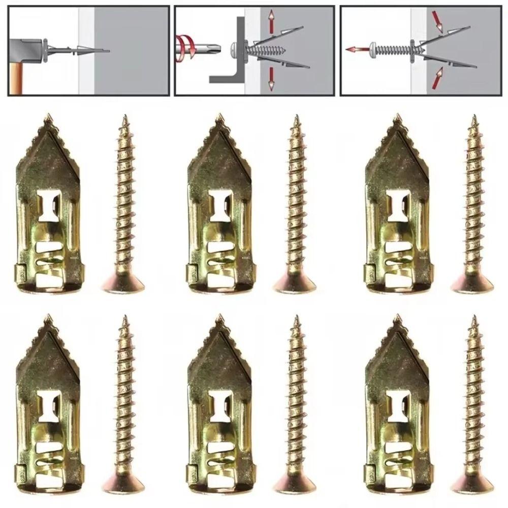 Self Drilling Hammer Driver Screw Hollow Wall Plug Nail-in Metal Wall Screw  Concrete