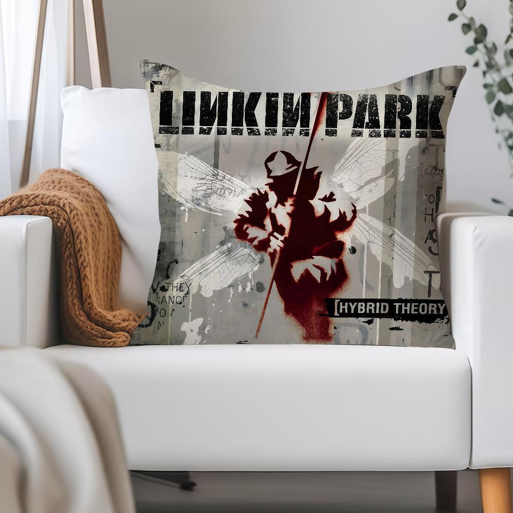Rock Band L-Linkin P-park Pillow Case Applicable Space For Guest Rooms Interiors Cars Office House Decoration