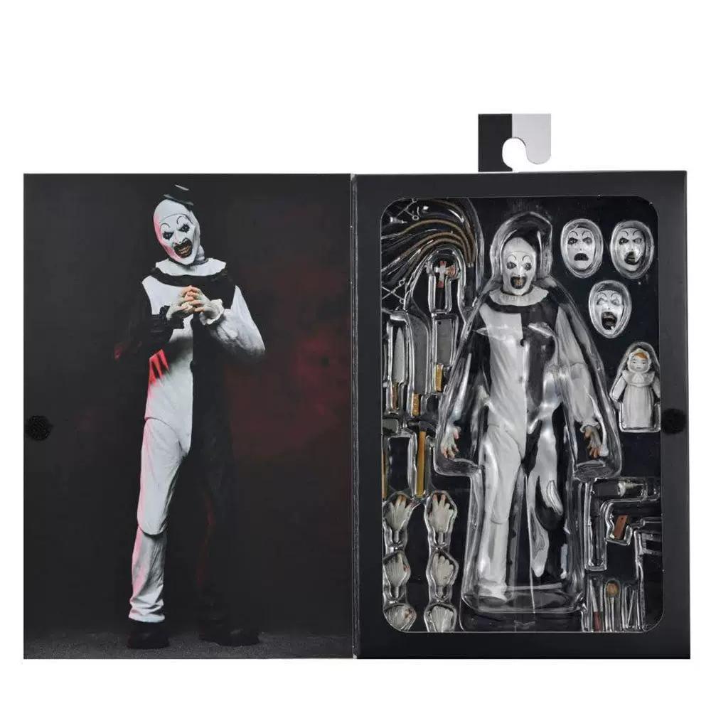 

Movie Terrifier Articulated Action Figurine Desktop Ornament Plaything Model Equipped Face And Tool Changing Accessories Collection Present