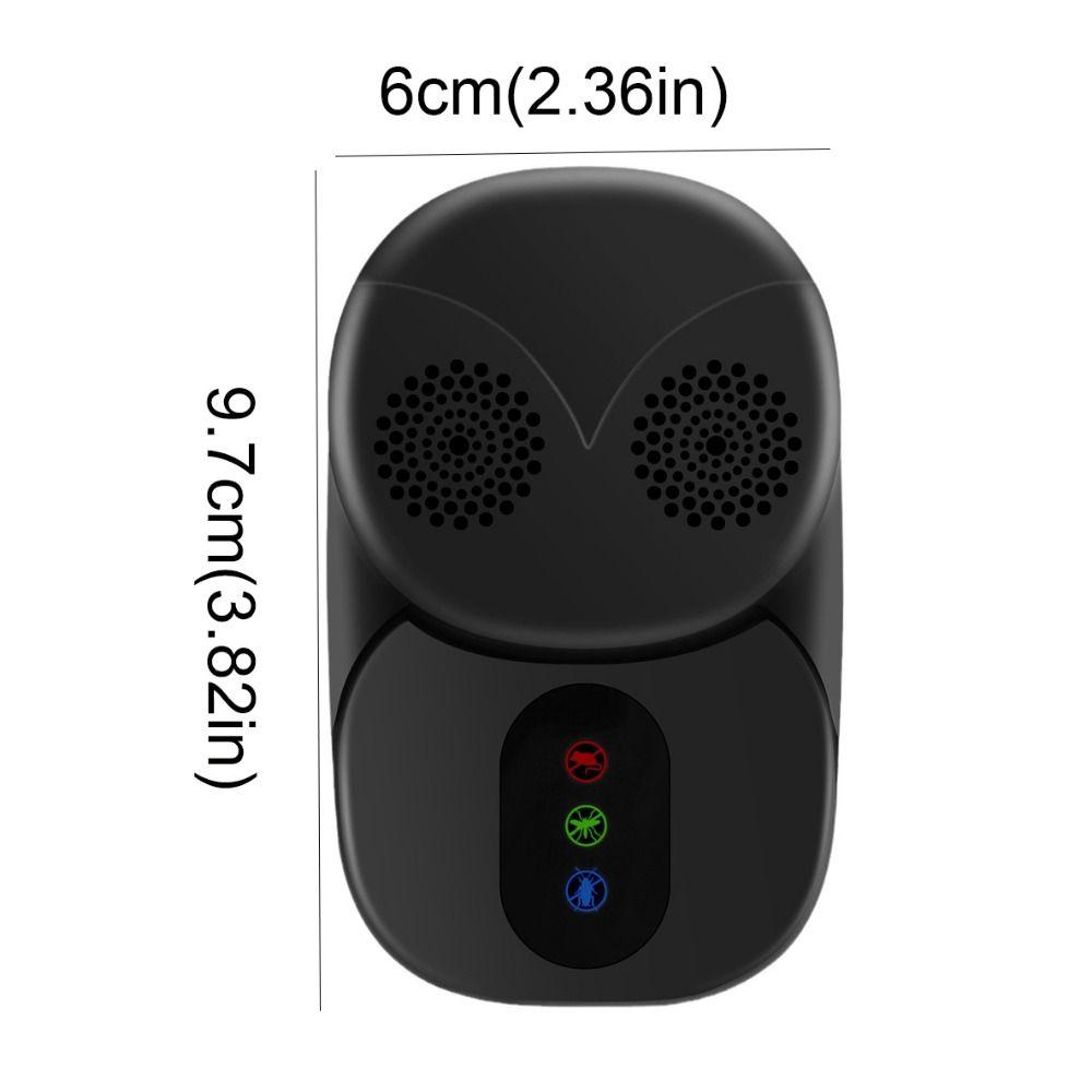 AI Smart Chip Ultrasonic Rodent Repeller Cyclical Frequency Pest Repeller Outdoor Use