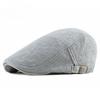 British Retro Flat Cap for Men Women Simple Cotton Knit Beret Spring Autumn Casual Newsboy Hat Solid Color Duckbill Cap