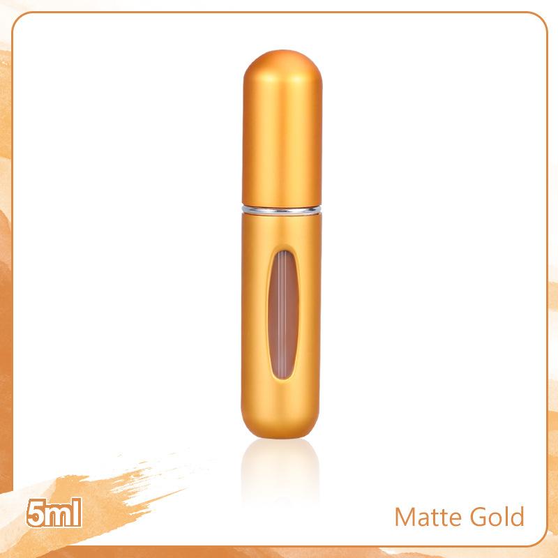 10ml 5ml Mini Portable Perfume Spray Aluminium Travel Self-Pumping Dispenser Bottle Bottom Direct Fill Jar Cosmetic Empty Tool