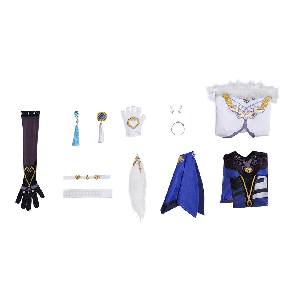 Yelan   Cosplay Costume Sexy Lovely Uniform Halloween Party Outfit Women Shoes