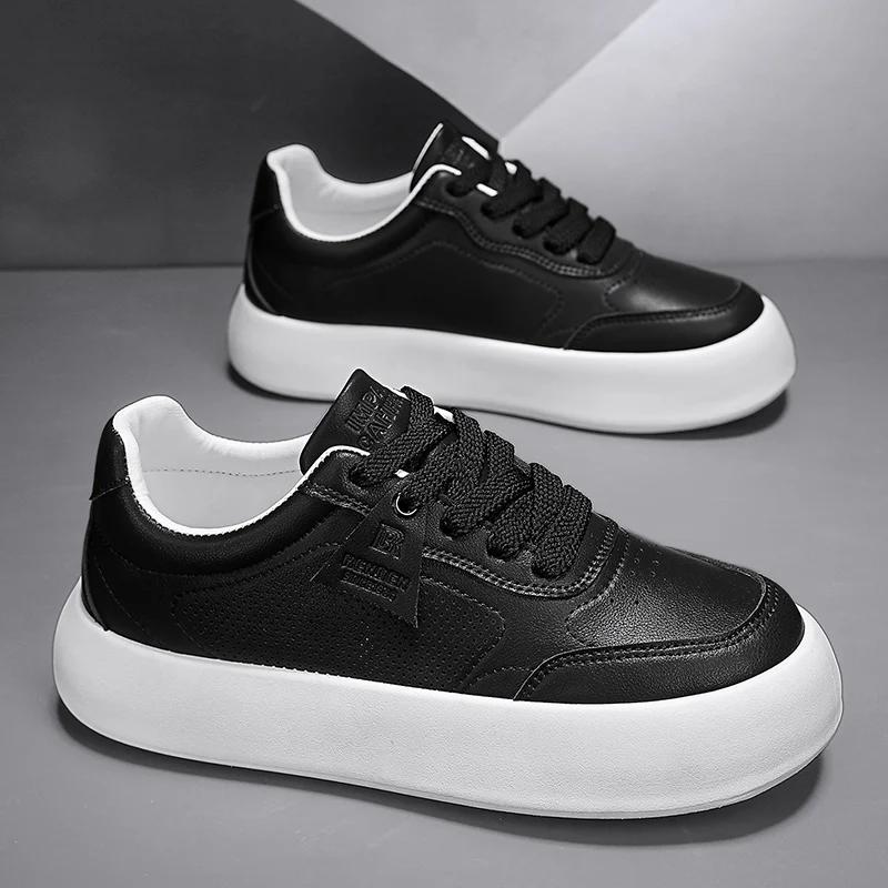 

Модная платформа для скейтборда Спортивная обувь Модные спортивные и повседневные лоферы Износостойкие Повседневные кроссовки Мужские кроссовки Обувь для мужчин 44 чёрный