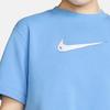New Nike Sportswear Swoosh Women's Short-Sleeve Crop Top Blue DM6745-412