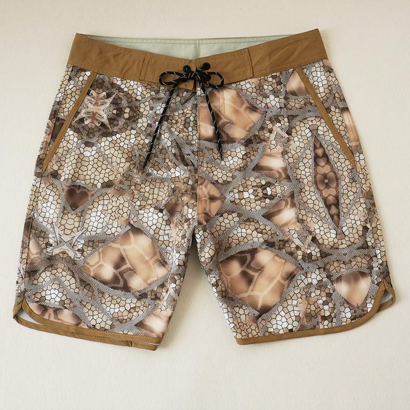 Mens Quick-Dry Stretch Board Shorts Surfing Swimming Beach Wear Lightweight Athletic Swim Trunks