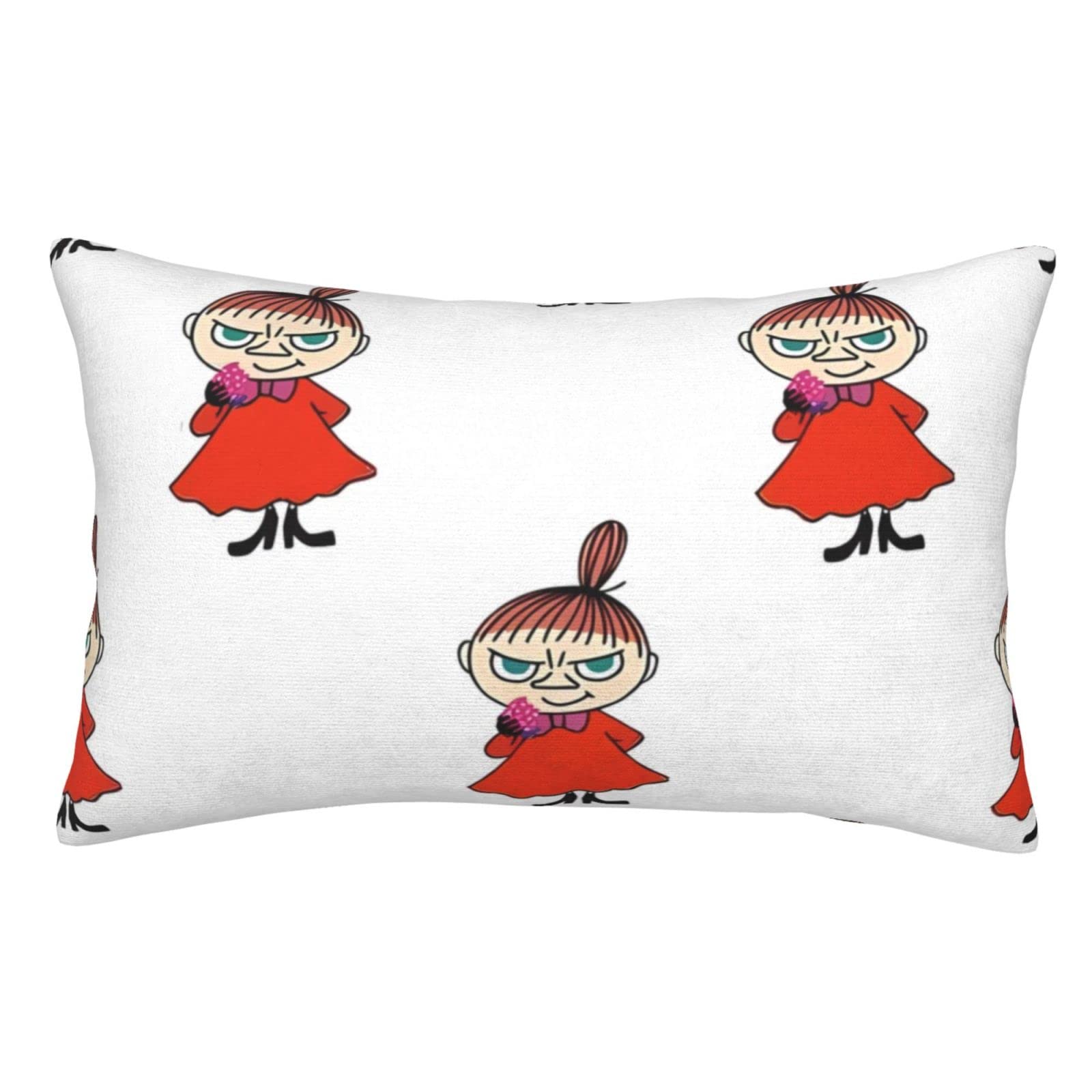 

HTSW Moomin Me Premium Interior Bed 50x75cm also Pillowcase, Skin-Friendly, Zippered, Breathable, Antibacterial, Odor-Resistant, Washable, Decor,