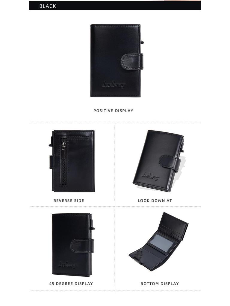 Baellerry RFID Anti-theft Aluminum Card Holder for Men
