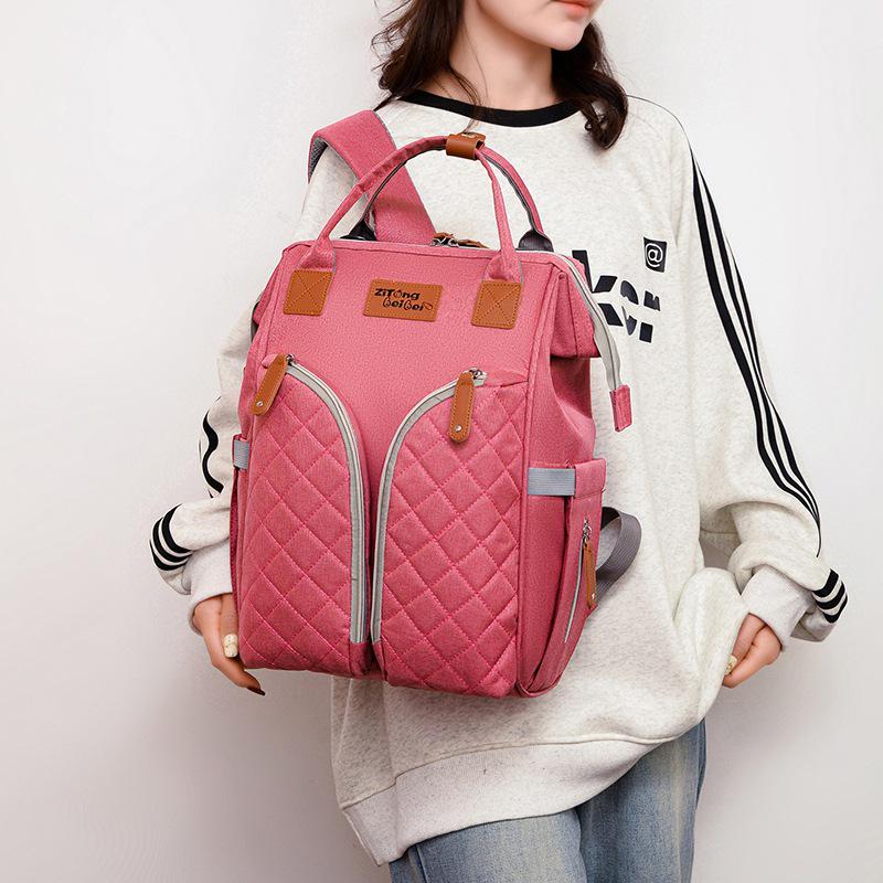 2025 Neue Leichte, Wasserabweisende Multifunktionale Mumienhandtasche Rucksack - Baby Ausflugstasche mit großem Fassungsvermögen