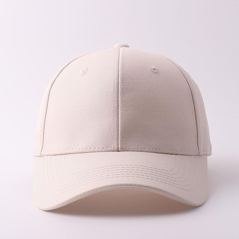 Pure cotton simple light board baseball cap fashionable hard top wide brim sunshade cap spot