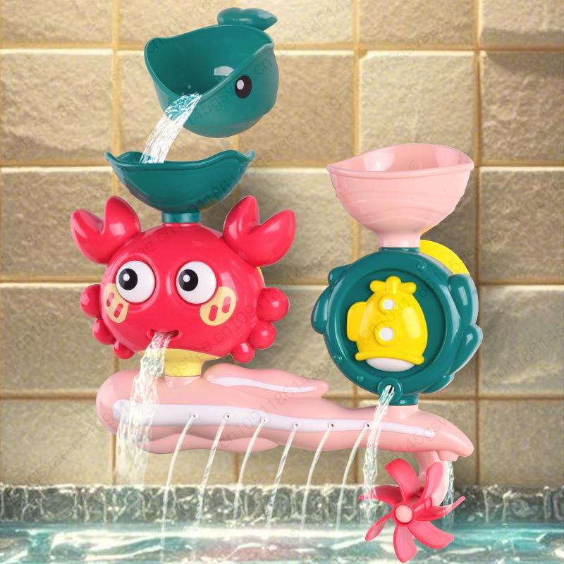 Baby Bath Toys Bathtub DIY Bath Time Water Game Spray Swimming Bathroom Toys for Toddlers Kids Gifts Birthday Gift