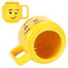 Ceramic Cup Yellow Cartoon Water Cup 300ml Coffee Milk Tea Mug Gift for Home Office