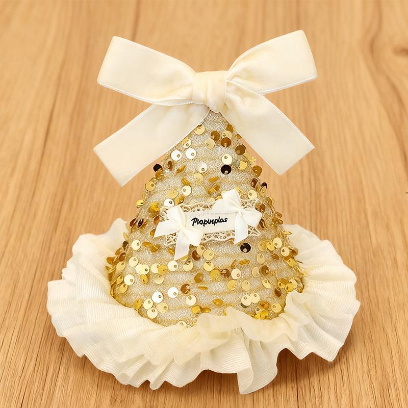 Plush Christmas Hat Hair Clip - Festive Women's Hairpin and Accessories Gift