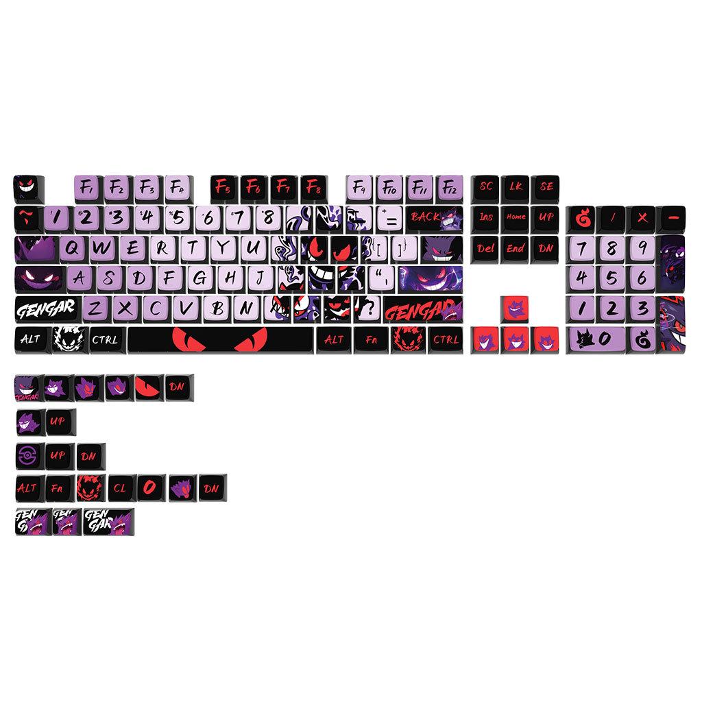 Four-Sided Translucent Color Keycaps for Customized Mechanical Keyboard