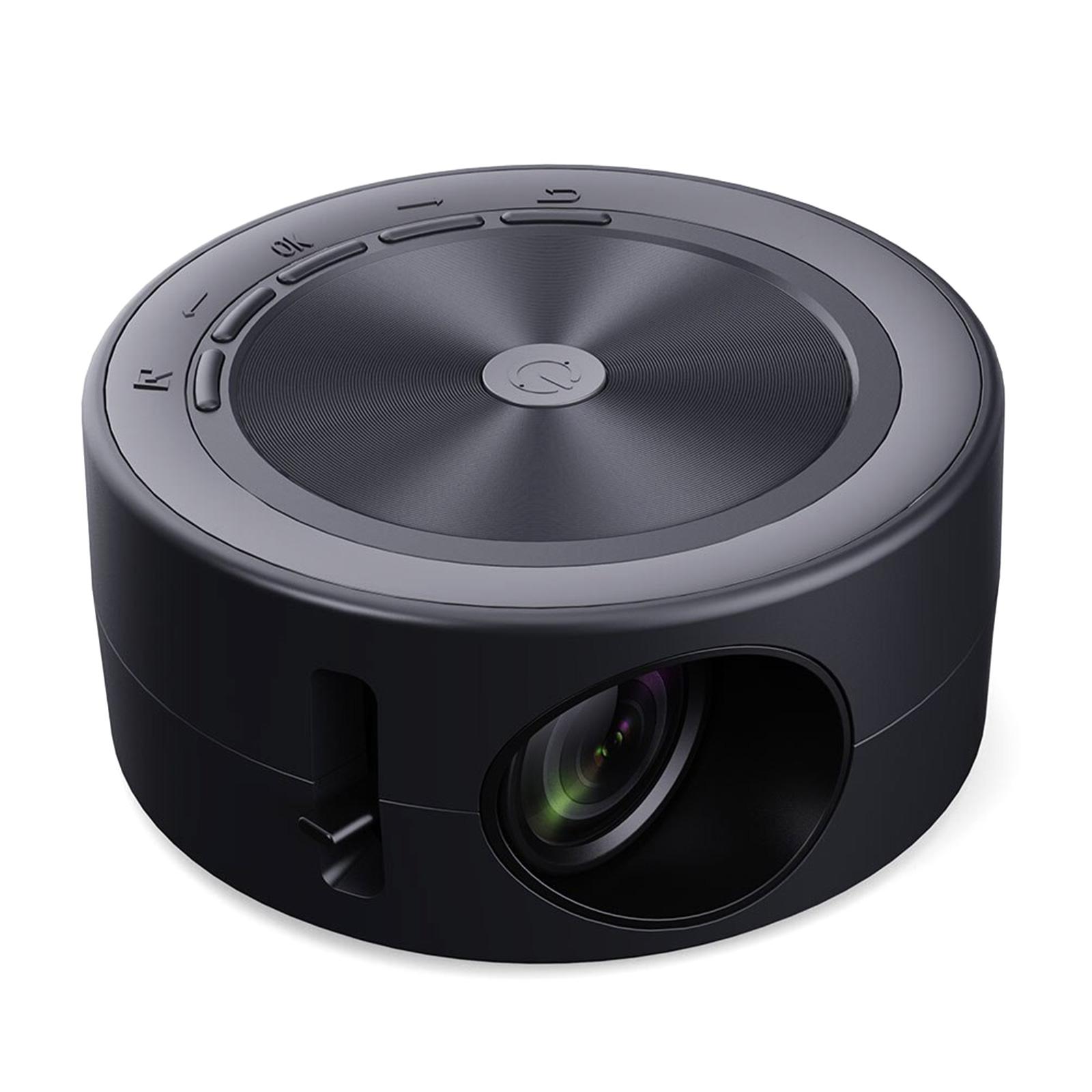

YT200 Mini LED Projector, Portable Small Home Theater Multifunction LCD Screen Built-in Speaker Birthday Gift for Child 1